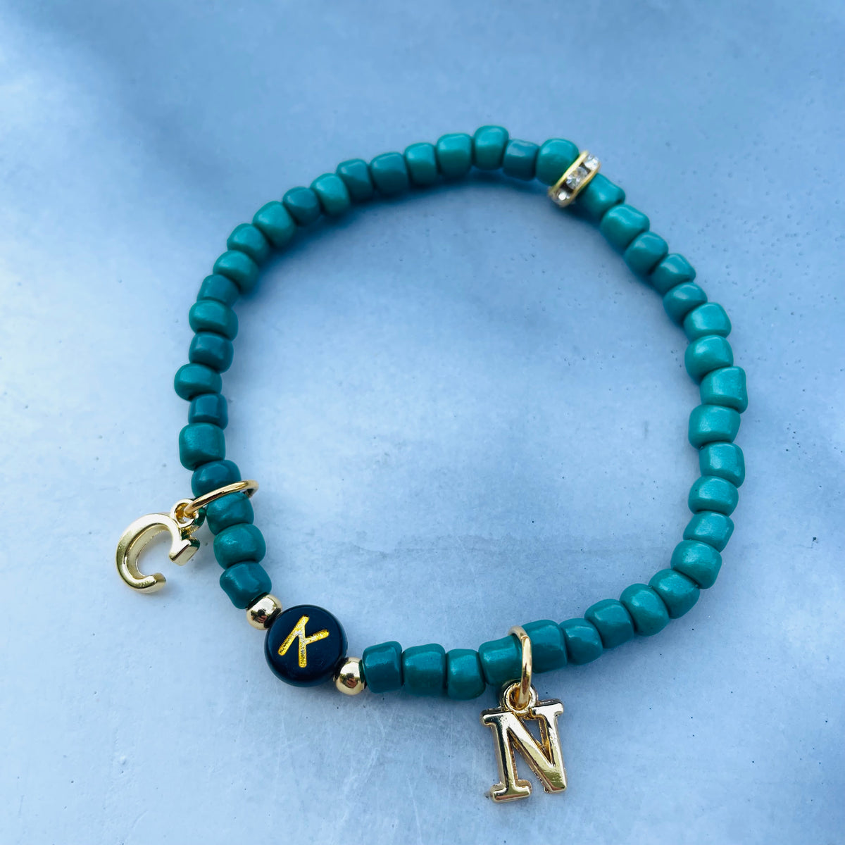 Adults Initial Bracelet – Love and Glitter UK