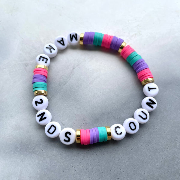 Make Seconds Count Charity Bracelet